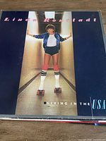 Front cover of Linda Ronstadt Living in the USA LP