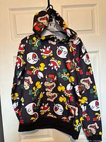 Front view of Super Mario graphic hoodie