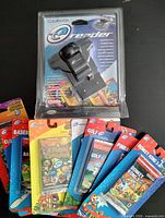 Entire lot showing sealed e-Reader blister pack and ten card packs
