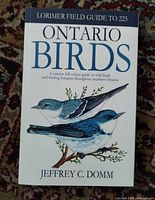 Front cover Lorimer Field Guide to 225 Ontario Birds