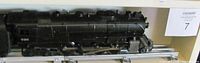 Side view of Lionel 736 Berkshire steam locomotive