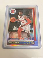 Front of Josh Jackson Panini Hoops Artist Proof card showing serial number 06/25