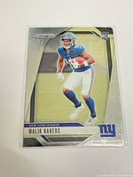 Front view of card in sleeve