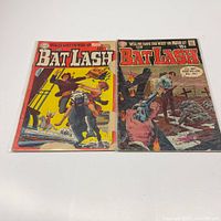 Both Bat Lash issues #3 and #6 in bags side by side