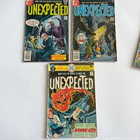 All three comic books front covers visible