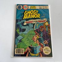 Front cover of Charlton Ghost Manor #46 comic in protective sleeve