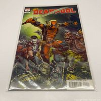 Front view of Deadpool #1 in protective bag