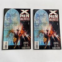 Front covers of both copies of X-Men Unlimited #3