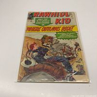 Front cover of Rawhide Kid #43 in protective sleeve
