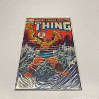 Full front cover of The Thing #1 bagged