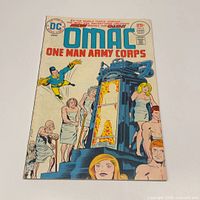 Full front cover of OMAC #5 comic book