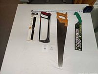 All four saws laid out for size reference