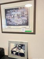Snider limited edition print and maintenance photograph displayed on wall