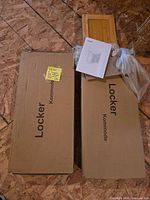 Two sealed Viagdo Locker Kommode boxes side by side