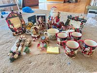 All items laid out on carpet showing full lot