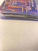 Stack of top-loaded cards showing quantity