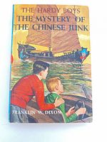 Front cover illustration of the Hardy Boys book