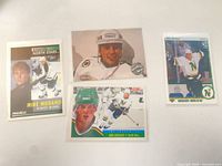 Four Mike Modano hockey cards