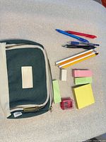 Pencil case with all contents displayed
