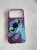 Front view showing Stitch design and camera bezel