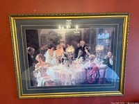 Front view of framed print showing full artwork and frame detail