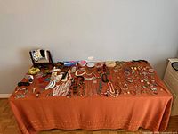 overview of entire lot on table