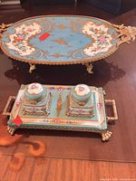 Tray and inkstand full view