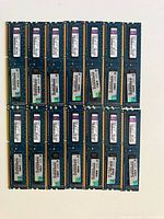 Front view of all 14 RAM modules