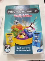Front of Trivial Pursuit Family Edition box