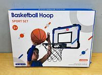Front of sealed Basketball Hoop Sport Set box