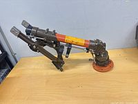 Full view of agricultural sprinkler showing overall construction