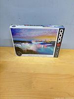 Front view of sealed EuroGraphics 1000-piece Niagara Falls puzzle box
