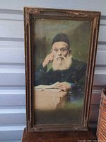 Full view of framed portrait