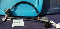 Full view of one hose with regulator and Type 1 connector