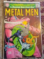 Front cover of Metal Men #34 in bag