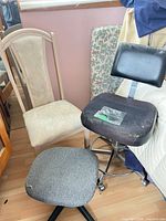 All three chairs grouped together