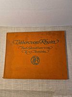 Front cover showing title and cloth binding