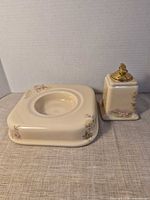 Ashtray and lighter front view