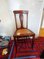 Full front view of chair
