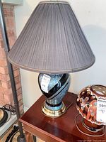 Full lamp showing shade and body