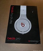 Front of retail box showing Beats Pro graphics