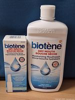 Front view of both Biotène Dry Mouth products