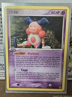 Front of Ditto as Mr. Mime card in sleeve