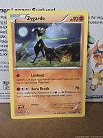 Front of Zygarde card showing artwork, stats and set info