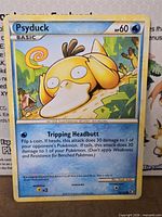 Front view of Psyduck 74/102 card