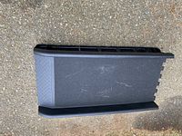 Ramp folded showing exterior surface and overall size