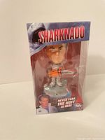 Front view boxed Sharknado The Hoff bobblehead