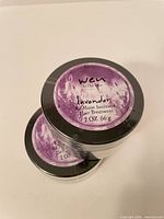 Two stacked Wen Lavender Re-Moist Intensive Hair Treatment jars showing front labels