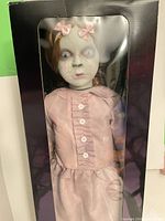 Front view of boxed Sinister Spirit Doll
