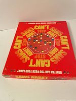 Top view of box showing game title and board image